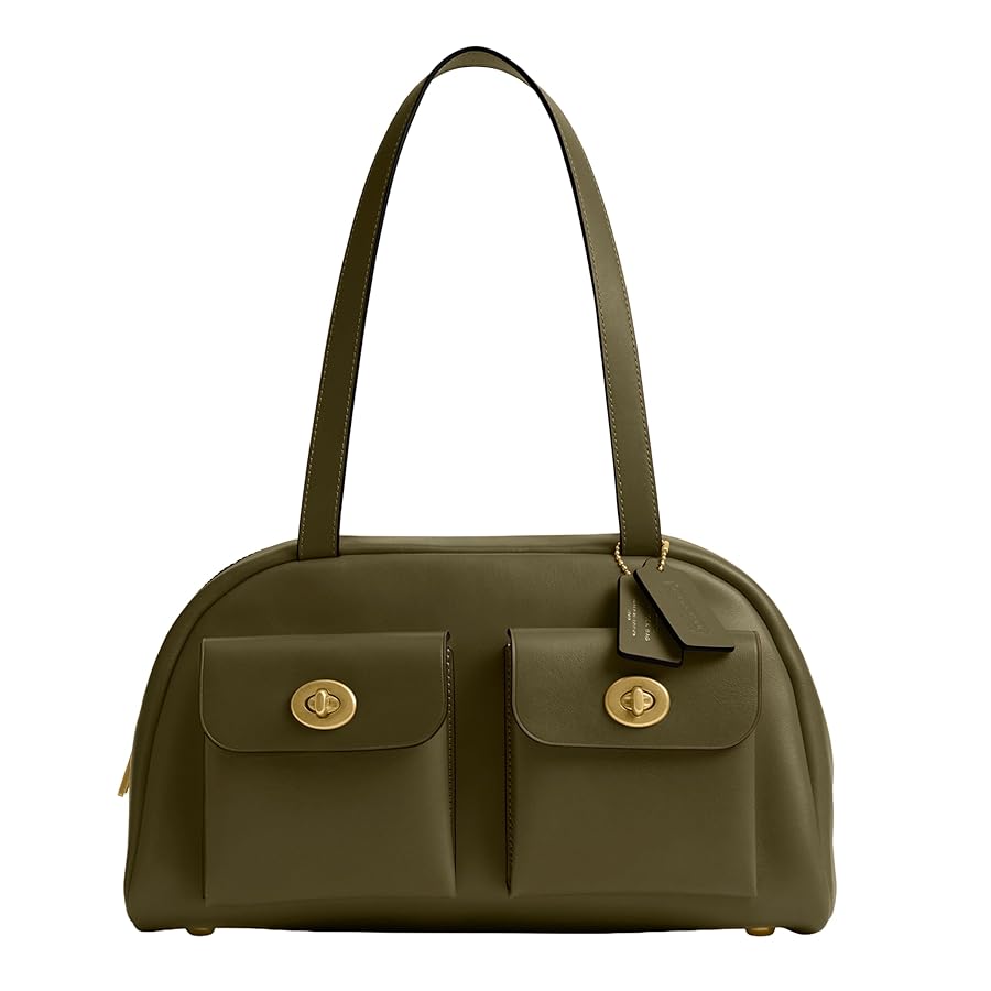 Amazon.com: Coach Twin Turnlock Bag, 1Z/Olive : Clothing